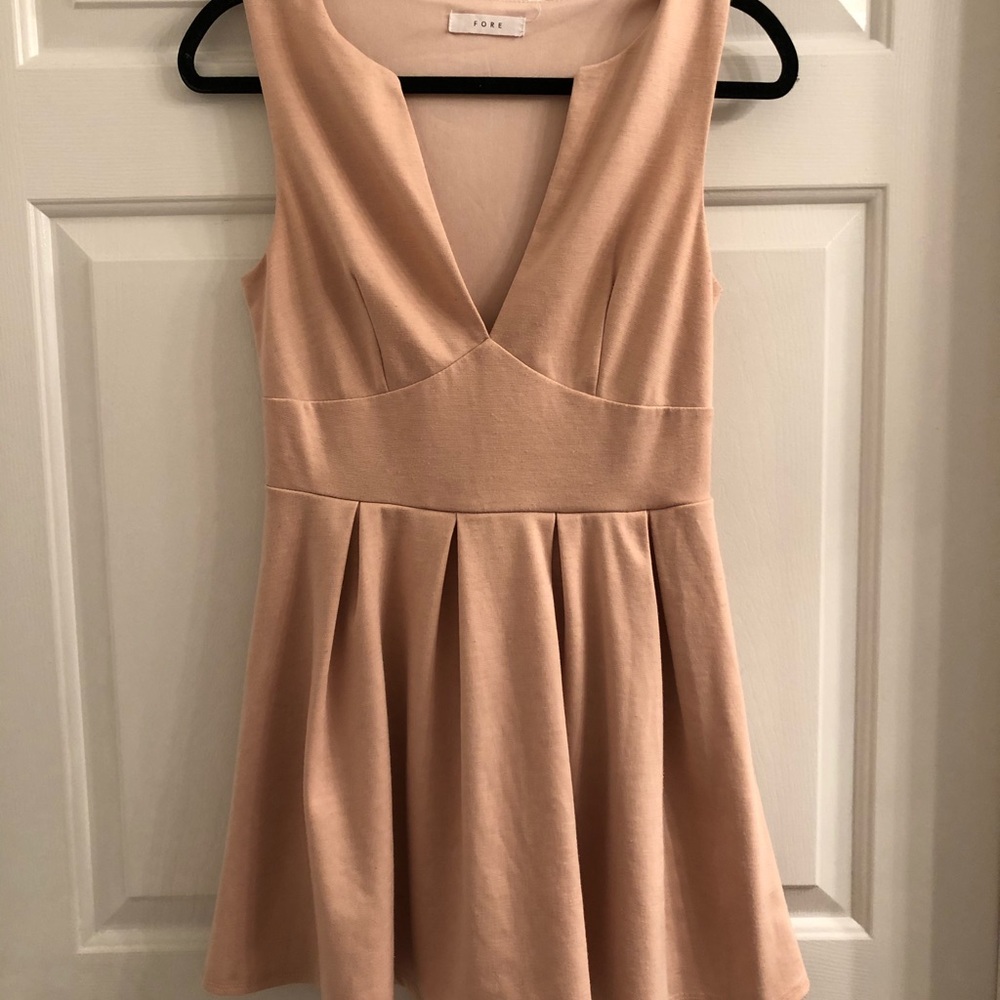 FORE pale pink dress